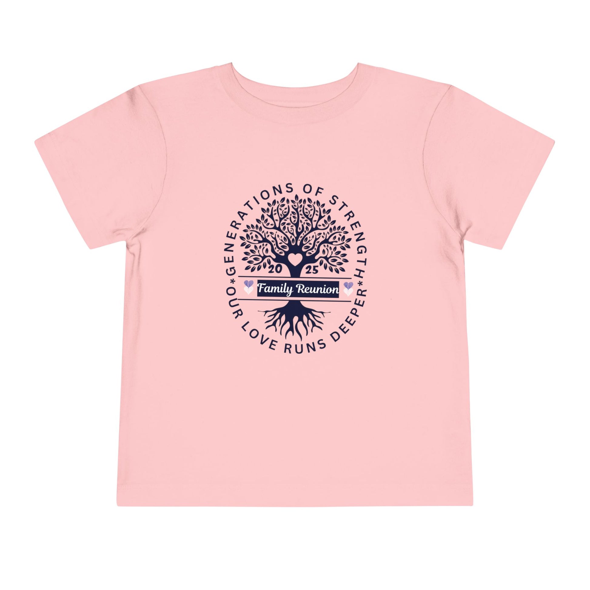 Generations of Strength – Family Reunion 2025 Toddler Short Sleeve Tee