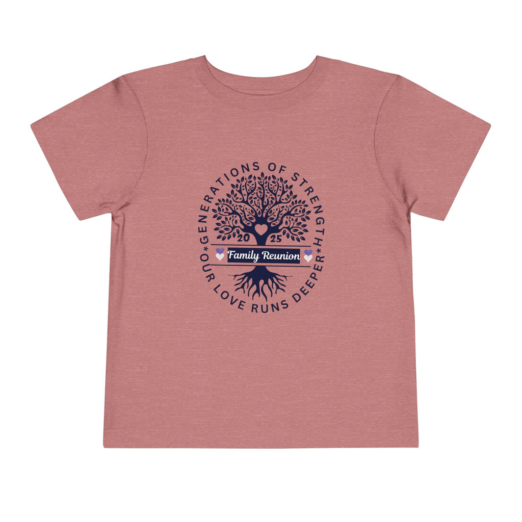 Generations of Strength – Family Reunion 2025 Toddler Short Sleeve Tee