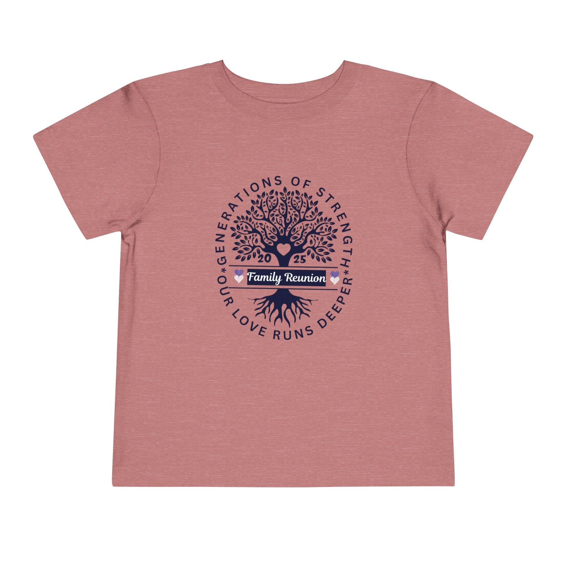 Generations of Strength – Family Reunion 2025 Toddler Short Sleeve Tee