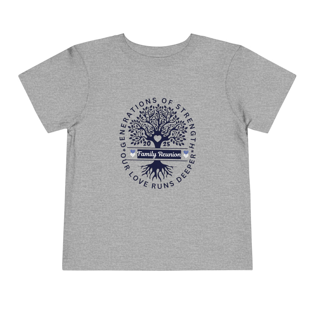 Generations of Strength – Family Reunion 2025 Toddler Short Sleeve Tee