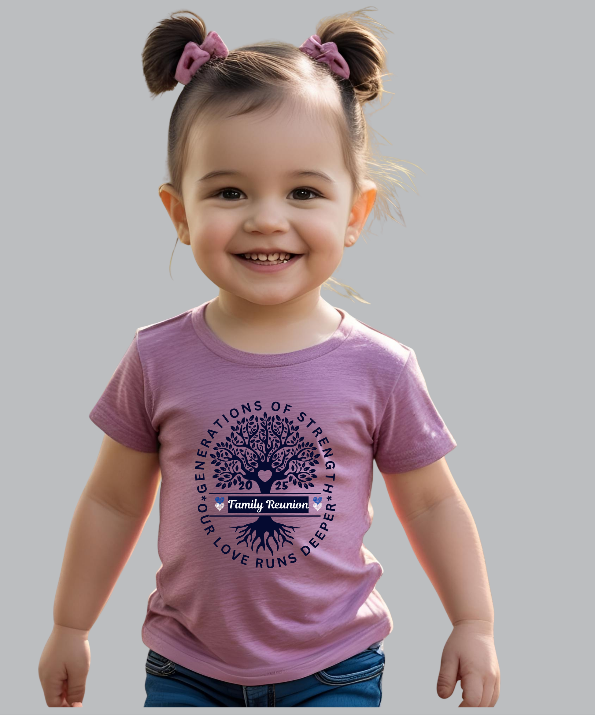 Generations of Strength – Family Reunion 2025 Toddler Short Sleeve Tee