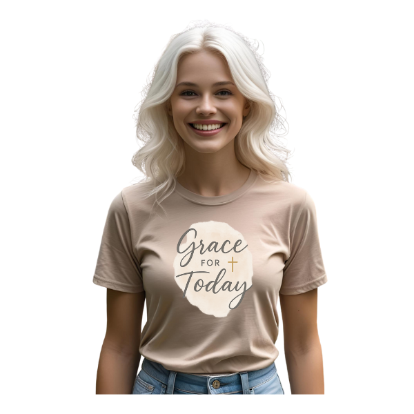 Grace for Today Tee – Soft Strength, Everyday Faith