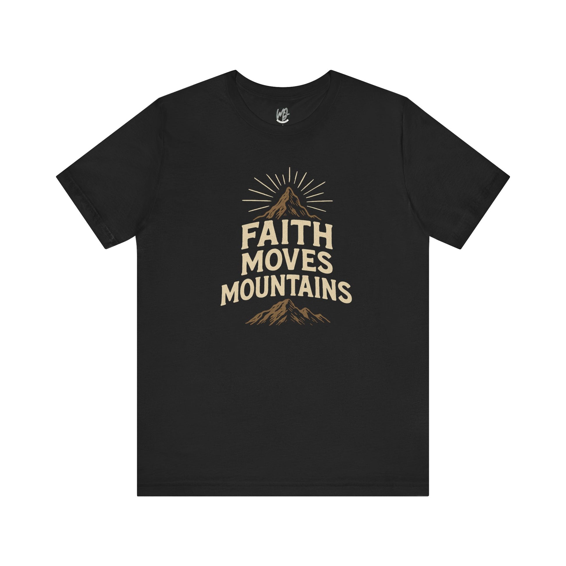 Faith Moves Mountains Tee – Bold Belief, Unshakable Style